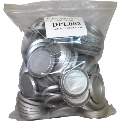 DPL002 - 2-1/2" diameter duct plugs.