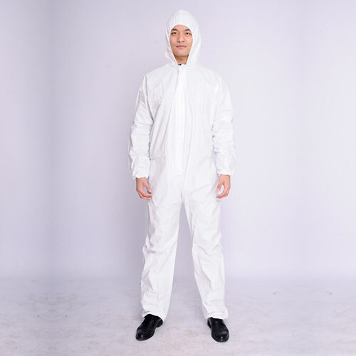 PPE004 - MICROPOUROUS COVERALL - MEDIUM, 5-PACK